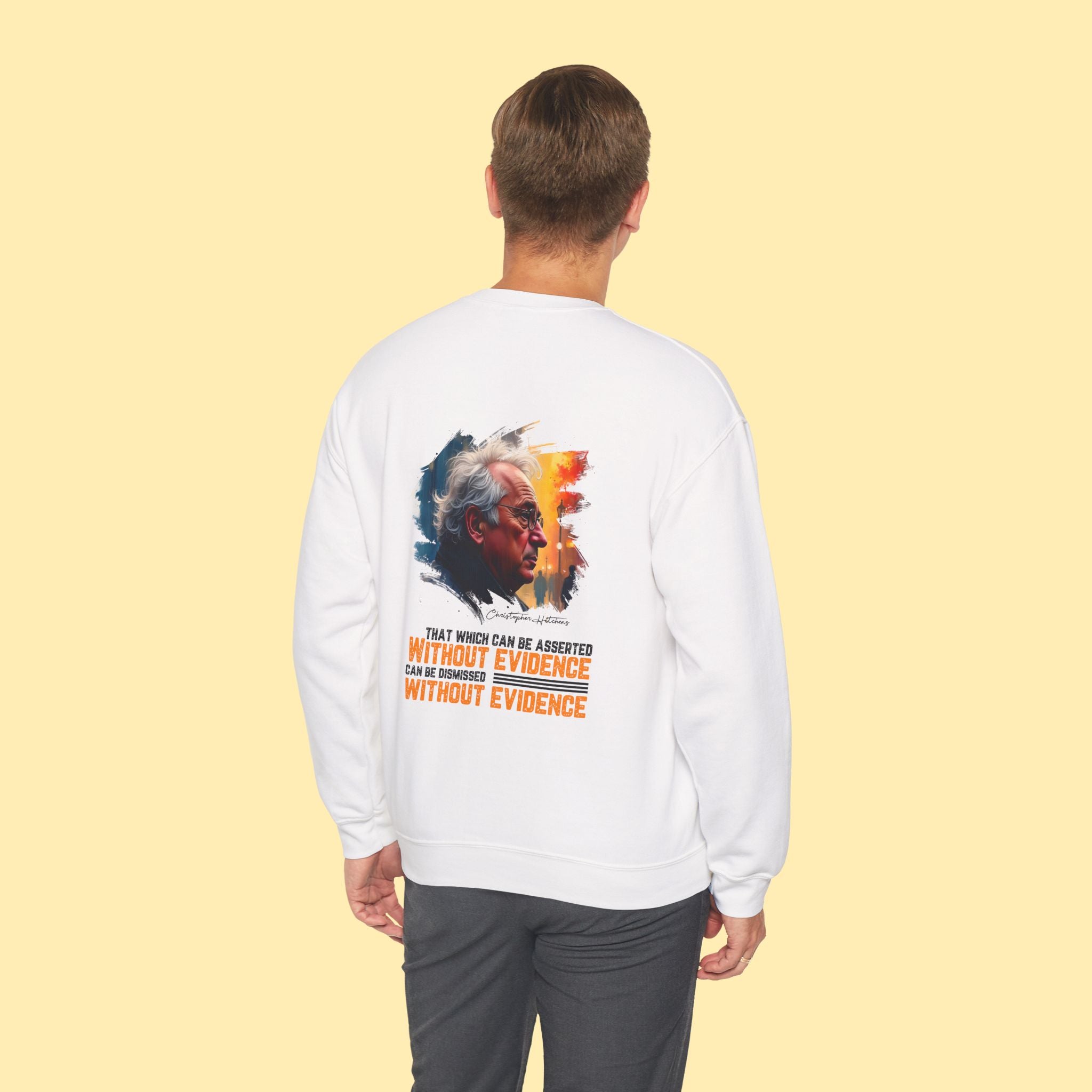 Sweatshirt - Unisex, Heavy Blend™, Crewneck - Sophie Series - Christopher Hitchens