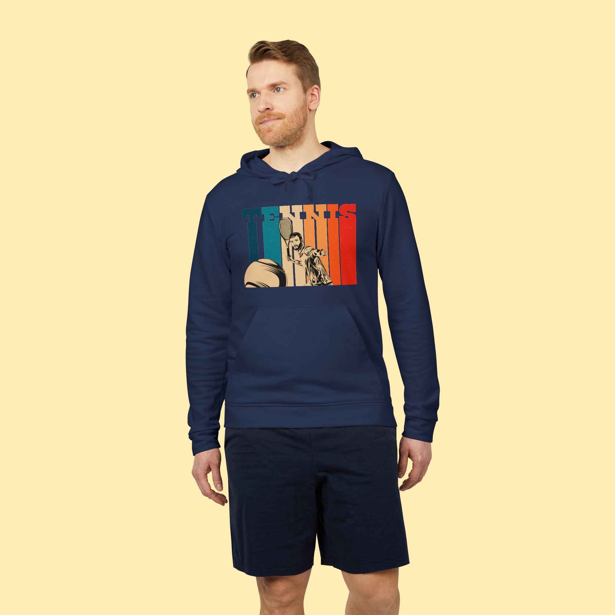 Hoodies - Fleece Hoodie, Various Colors, Adidas - Brands Series - Tennis Is Life