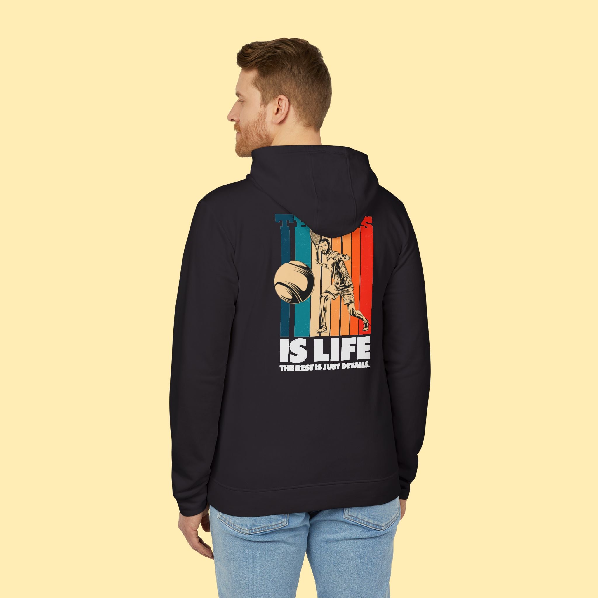 Hoodies - Fleece Hoodie, Various Colors, Adidas - Brands Series - Tennis Is Life