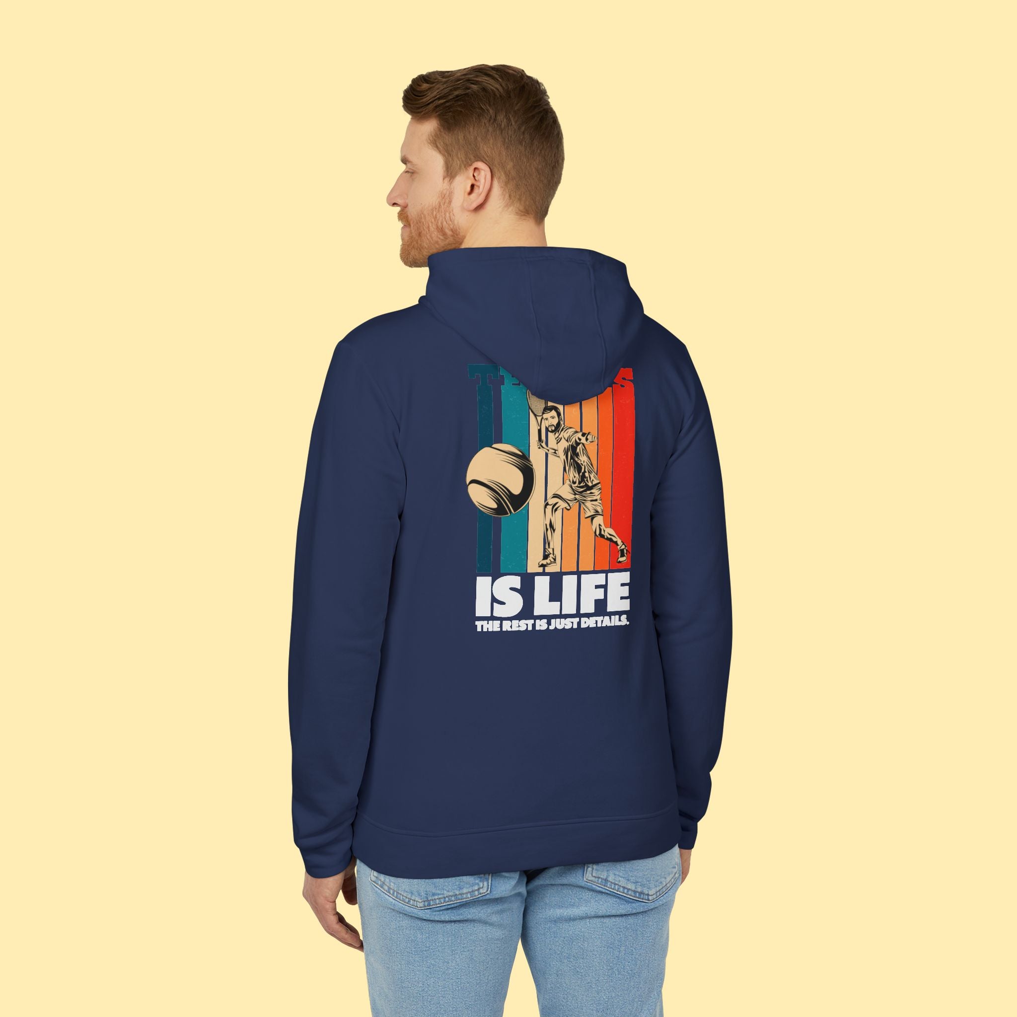 Hoodies - Fleece Hoodie, Various Colors, Adidas - Brands Series - Tennis Is Life