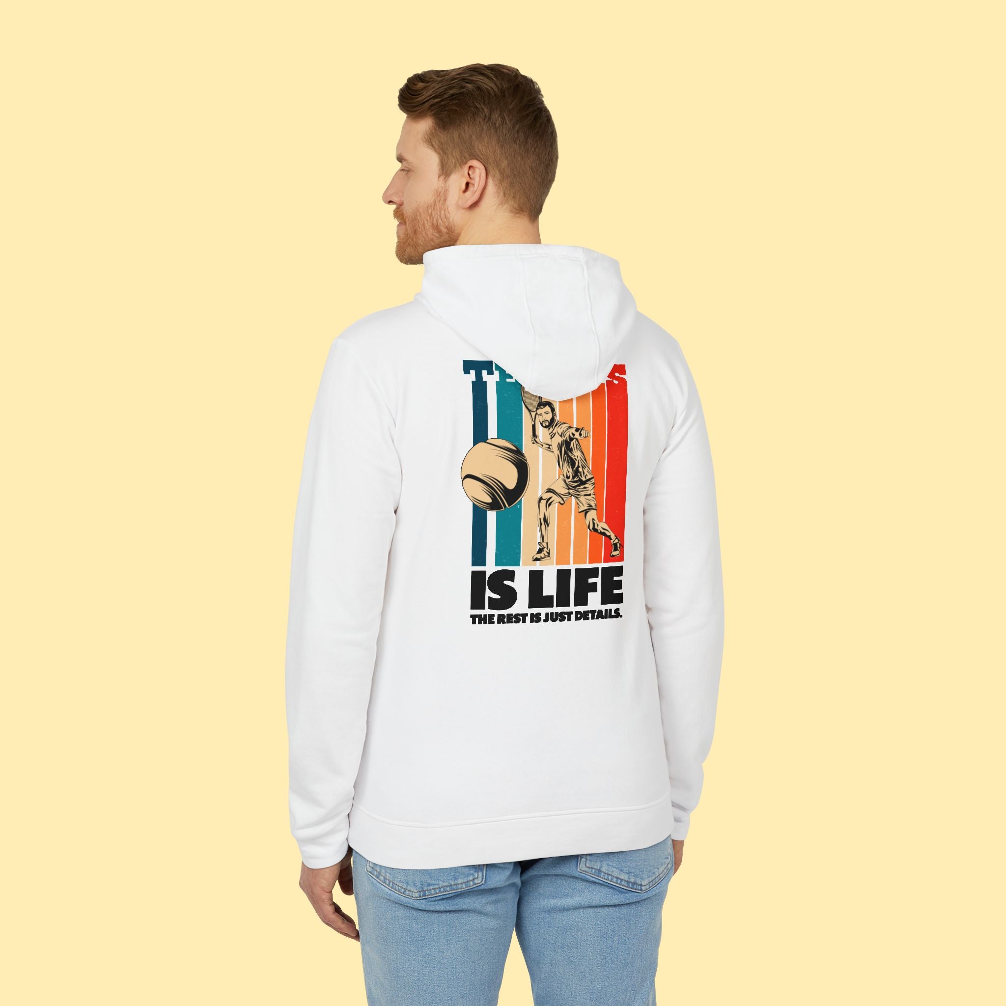 Hoodies - Fleece Hoodie, Various Colors, Adidas - Brands Series - Tennis Is Life