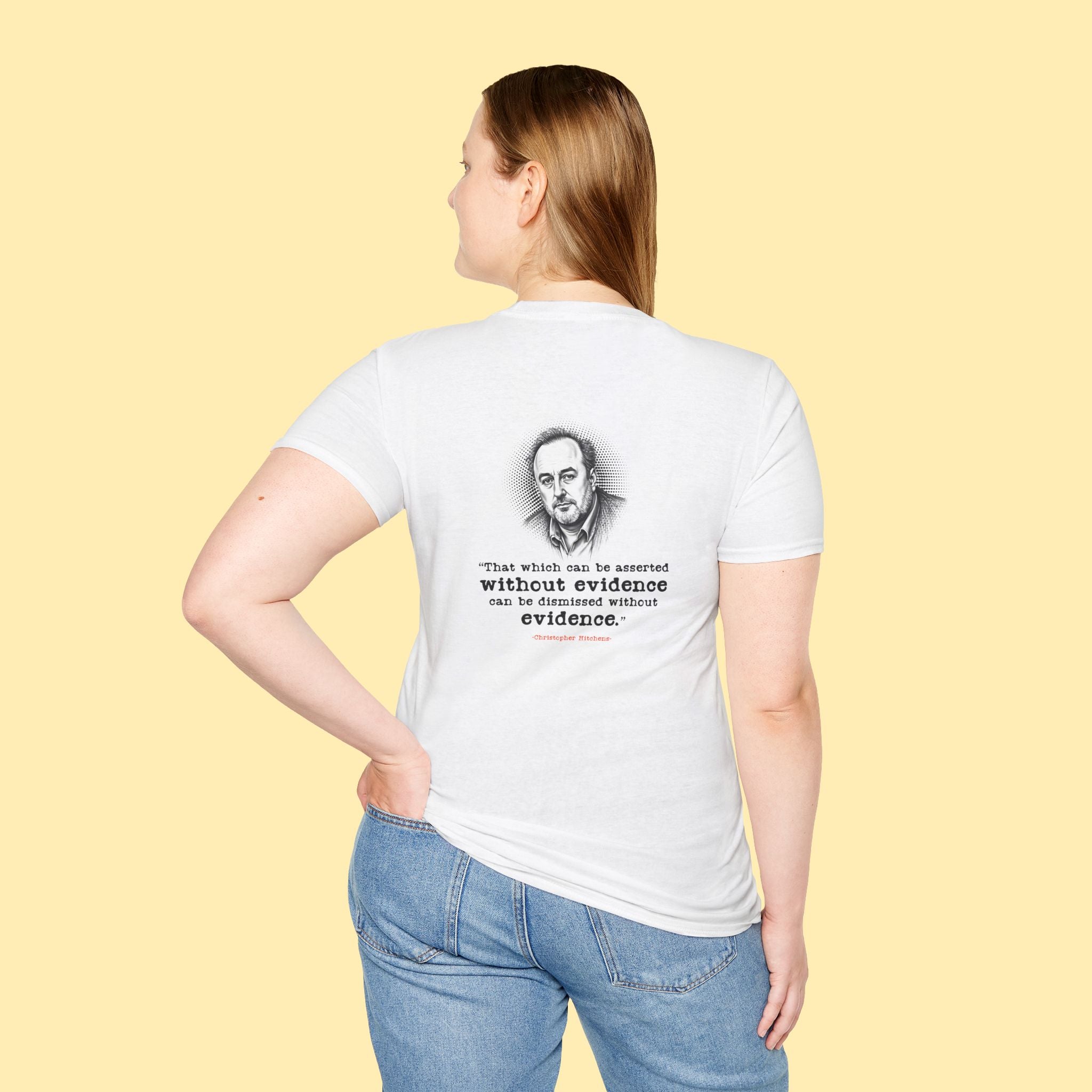 T-Shirt - Unisex, Softstyle, Various Colors - Sophie Series - Christopher Hitchens