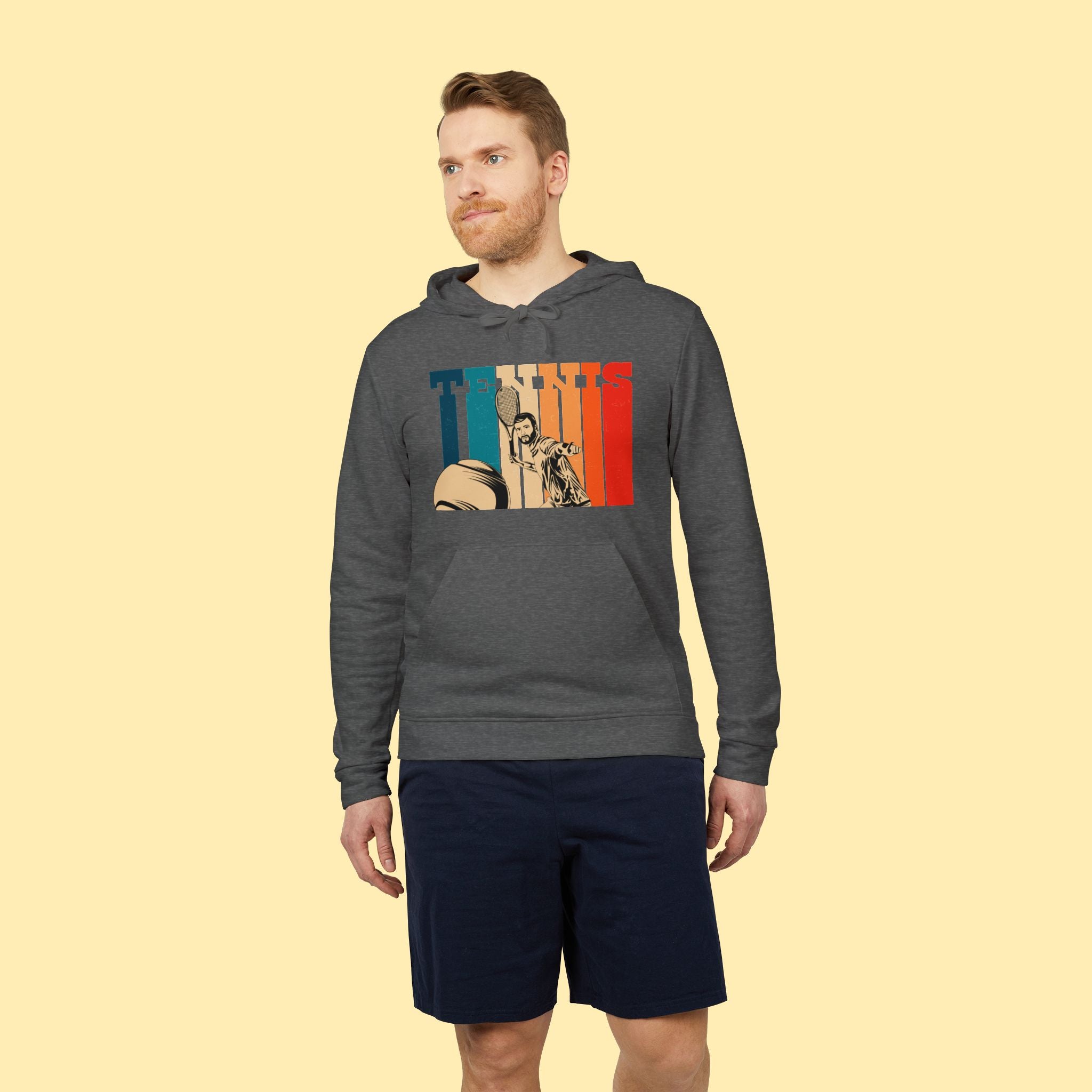 Hoodies - Fleece Hoodie, Various Colors, Adidas - Brands Series - Tennis Is Life