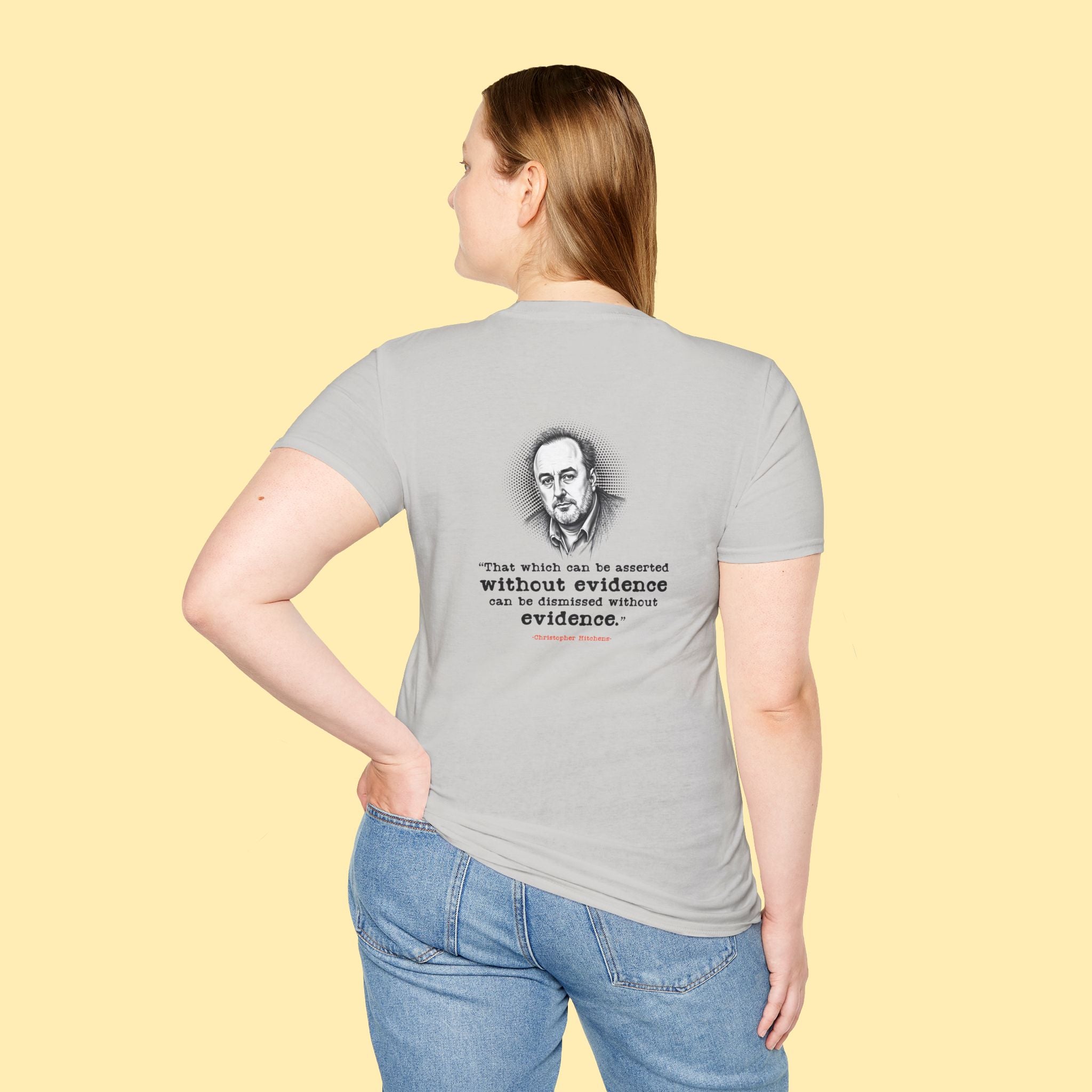 T-Shirt - Unisex, Softstyle, Various Colors - Sophie Series - Christopher Hitchens