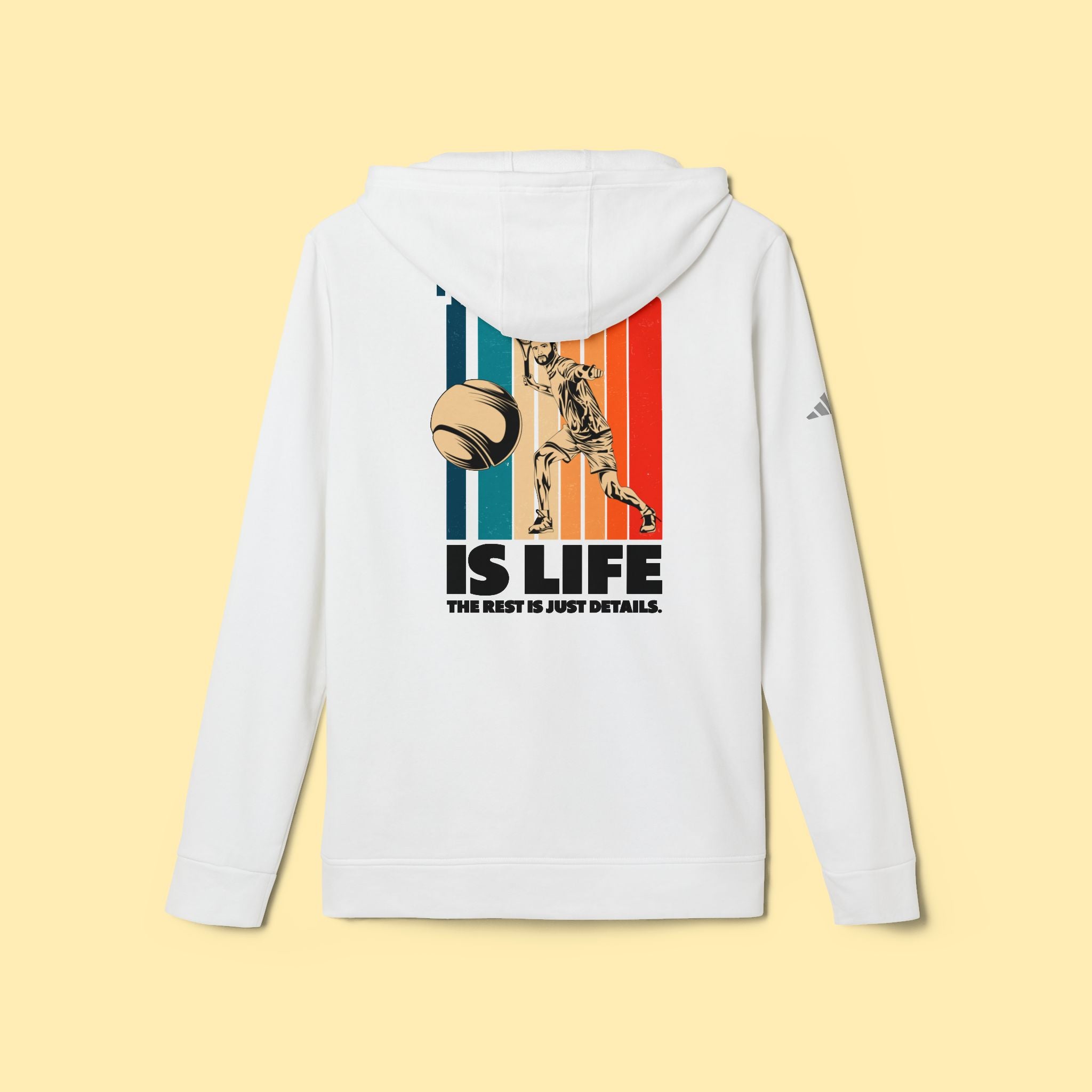 Hoodies - Fleece Hoodie, Various Colors, Adidas - Brands Series - Tennis Is Life