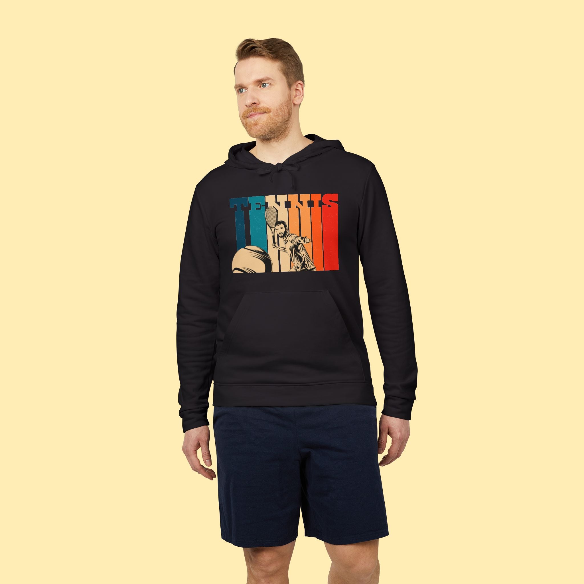 Hoodies - Fleece Hoodie, Various Colors, Adidas - Brands Series - Tennis Is Life