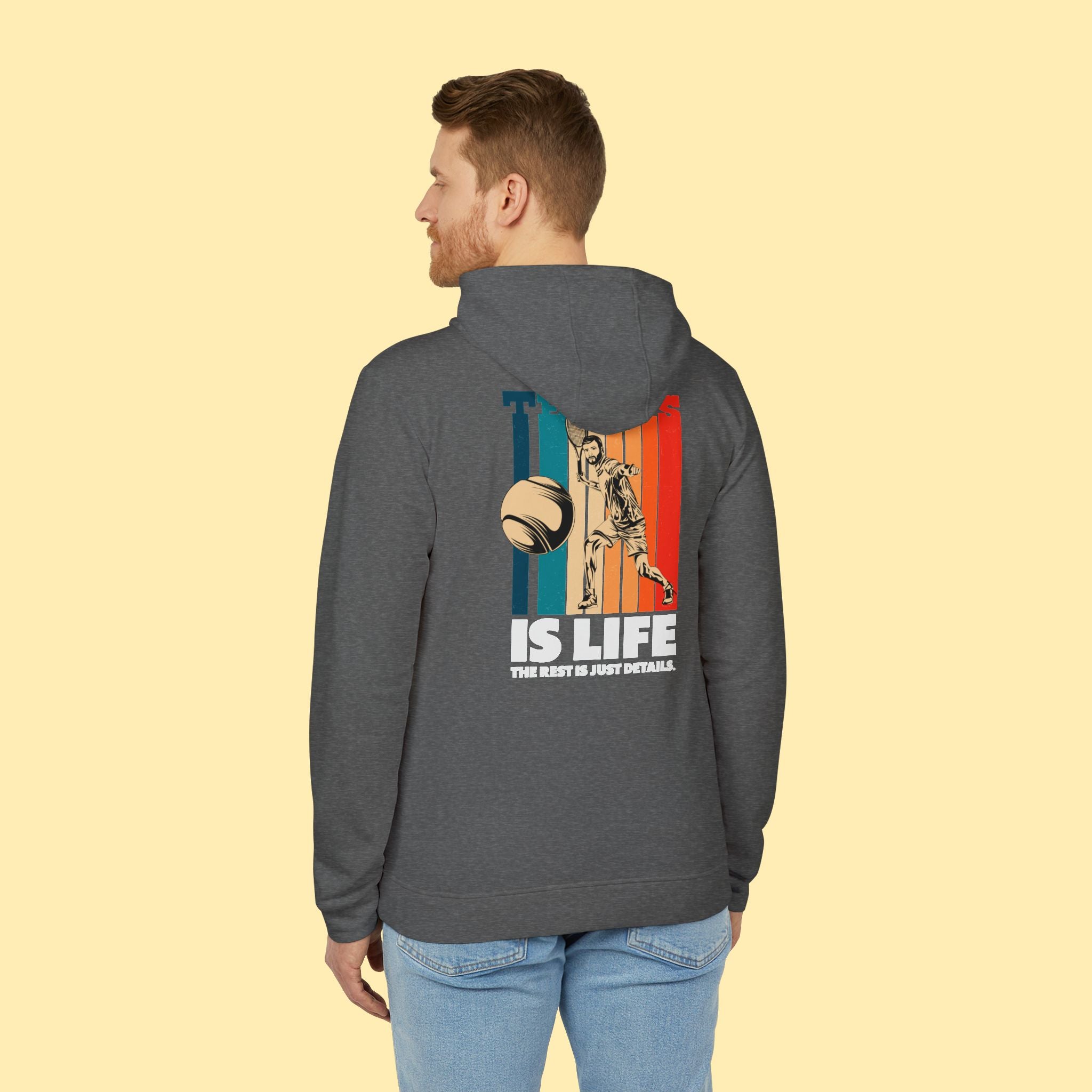 Hoodies - Fleece Hoodie, Various Colors, Adidas - Brands Series - Tennis Is Life