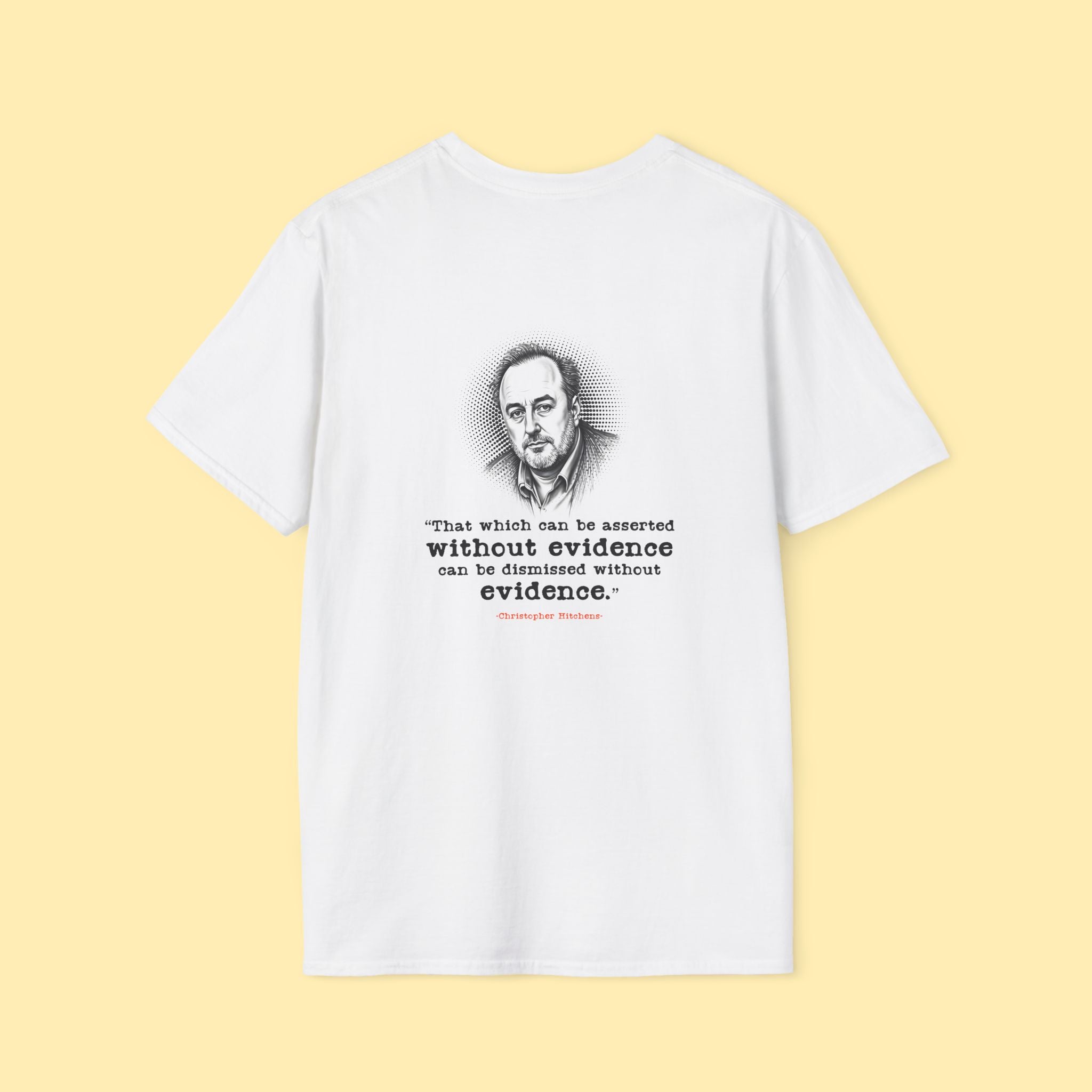 T-Shirt - Unisex, Softstyle, Various Colors - Sophie Series - Christopher Hitchens