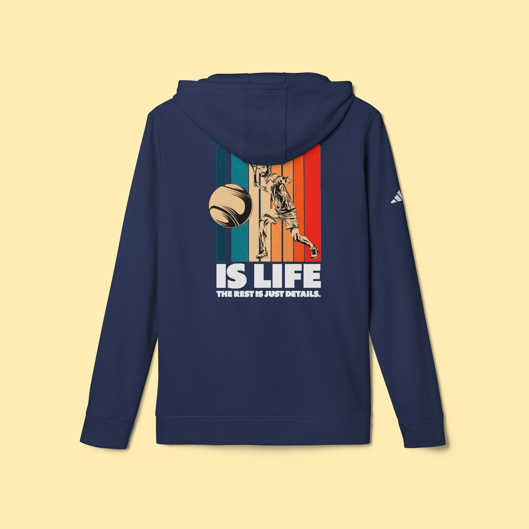 Hoodies - Fleece Hoodie, Various Colors, Adidas - Brands Series - Tennis Is Life