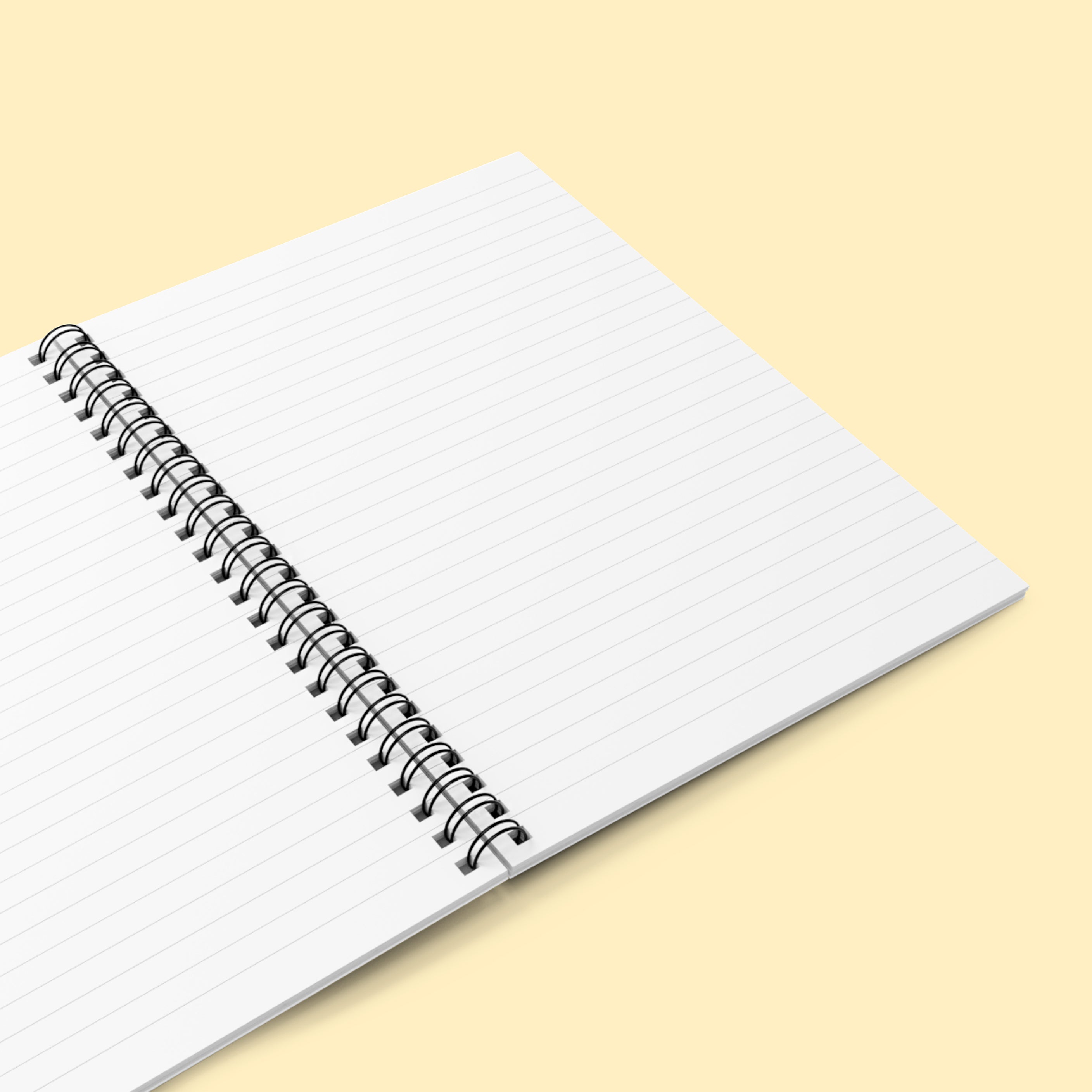Notebook - Spiral, Ruled Line, 350 gsm, 118 Pages - I Have Not Failed