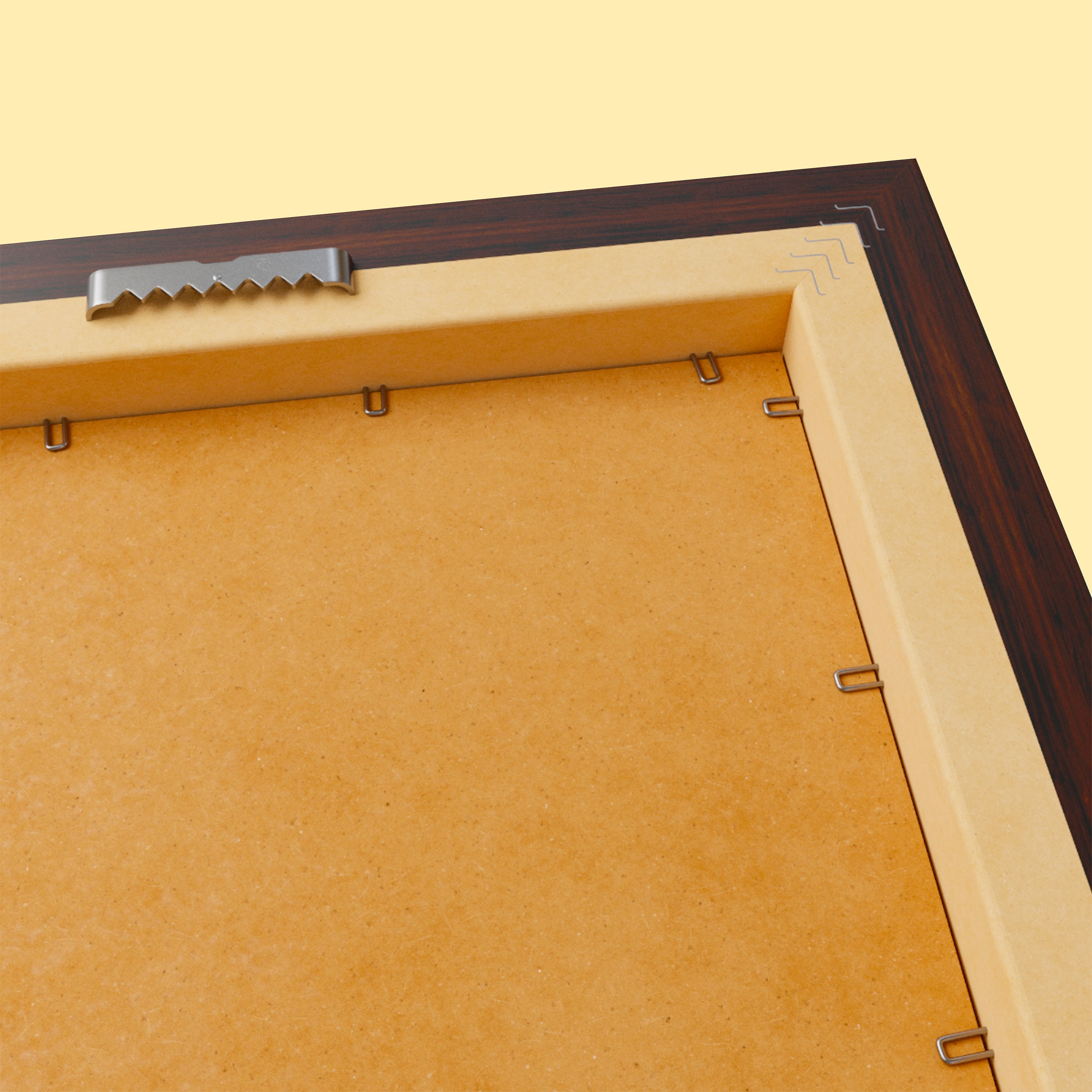 Wall Frame - Framed Vertical, Black, Wallnut, Various Sizes - Push Series - I Have Not Failed