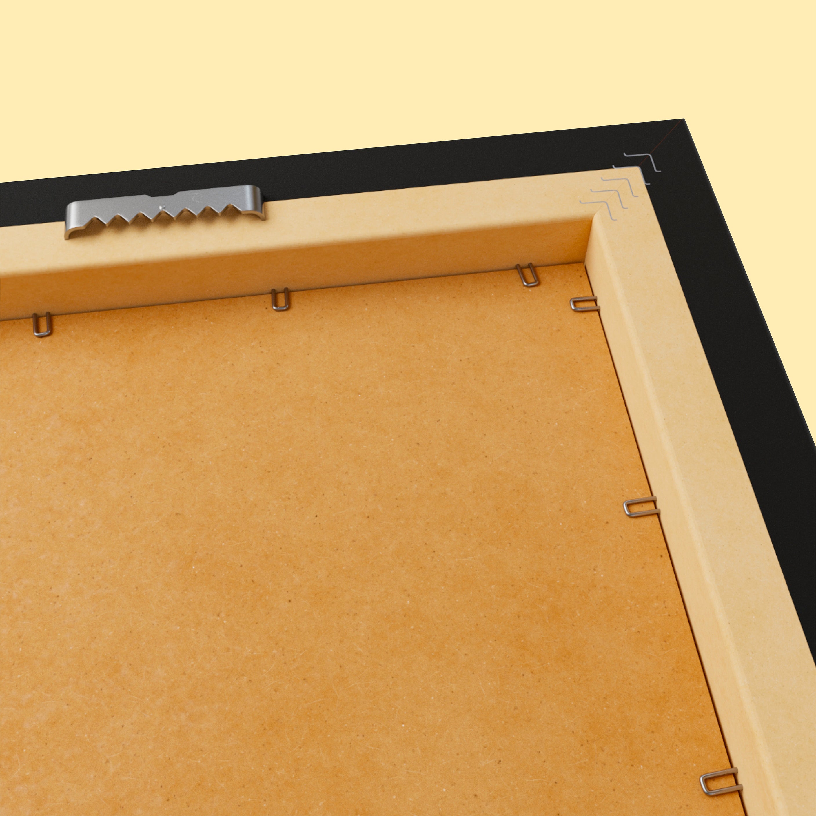 Wall Frame - Framed Vertical, Black, Wallnut, Various Sizes - Push Series - I Have Not Failed