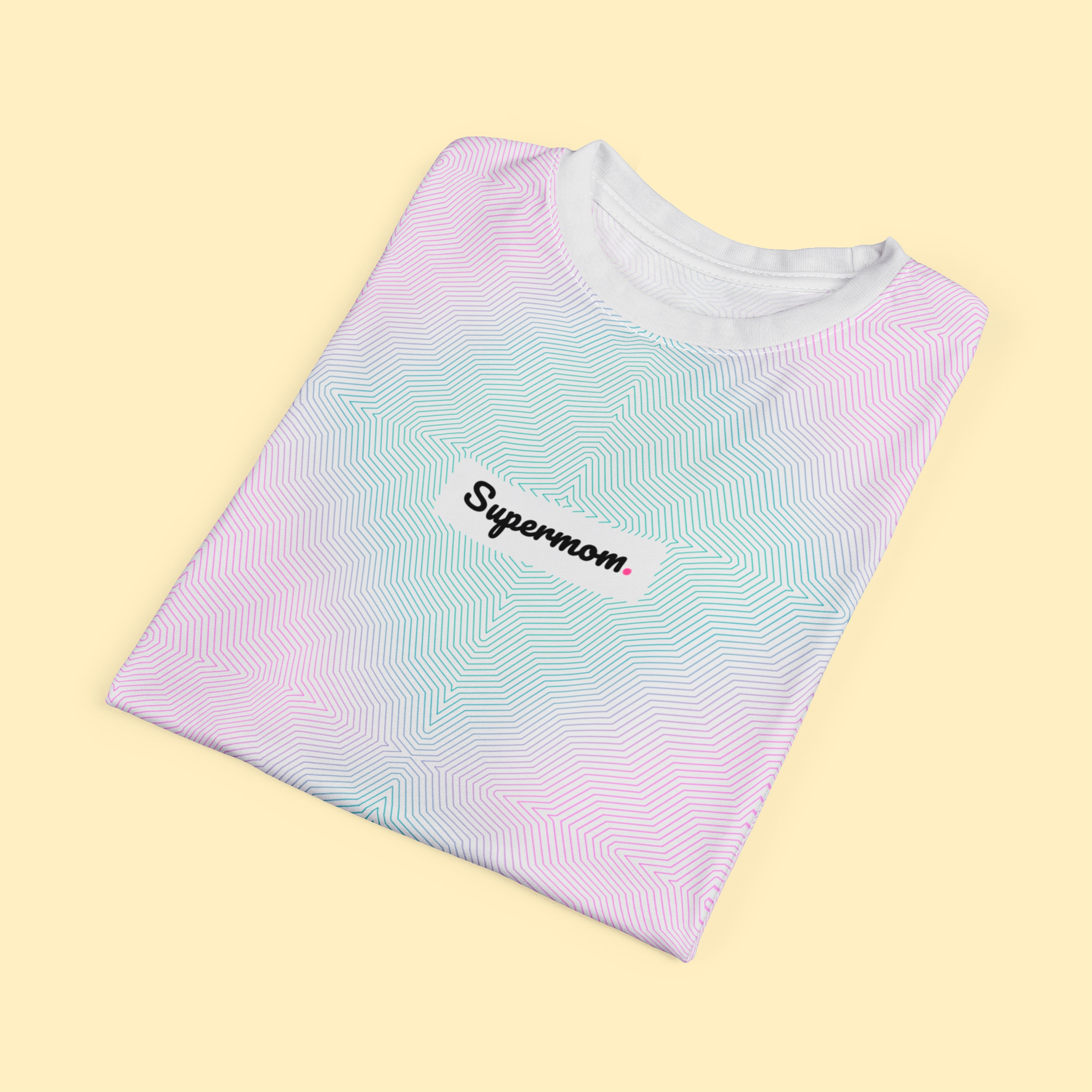 T-Shirts - Women Tee, Neon Art, Push Series - Supermom.