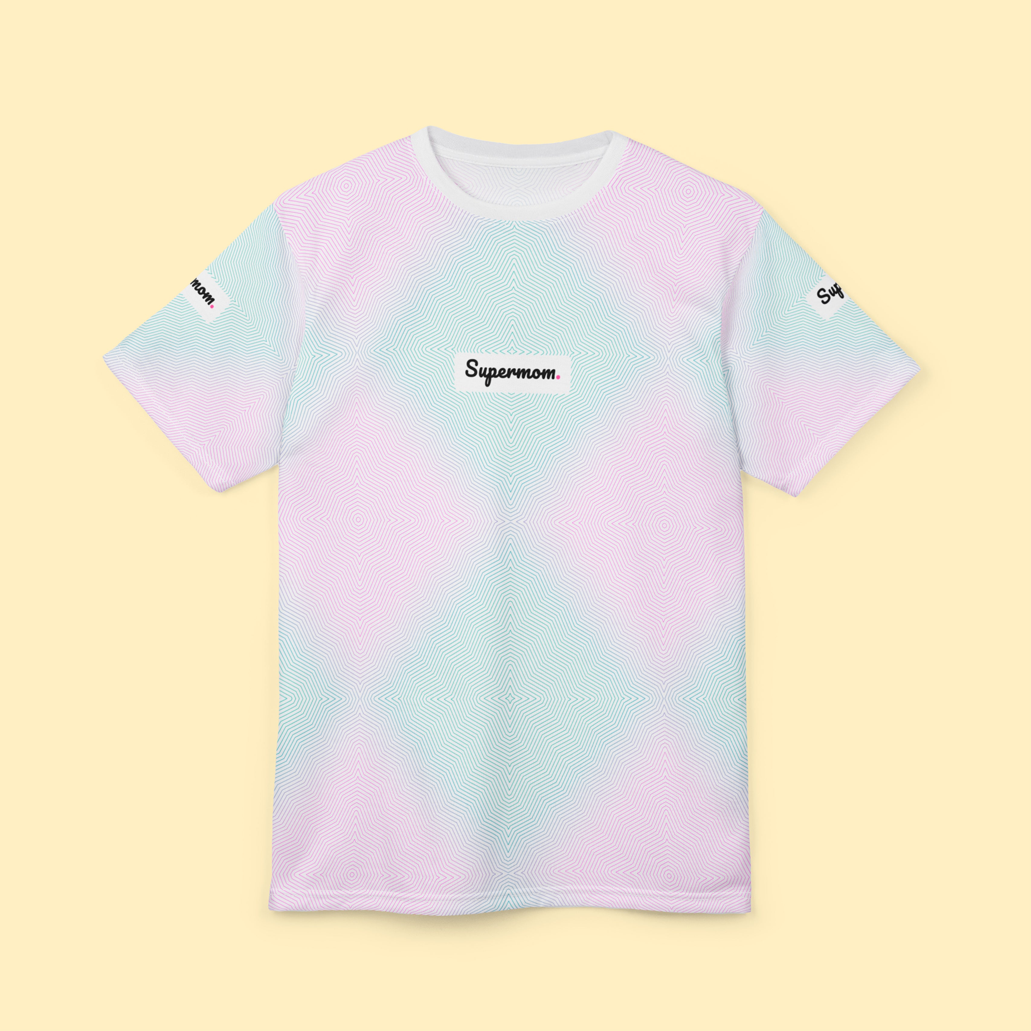 T-Shirts - Women Tee, Neon Art, Push Series - Supermom.
