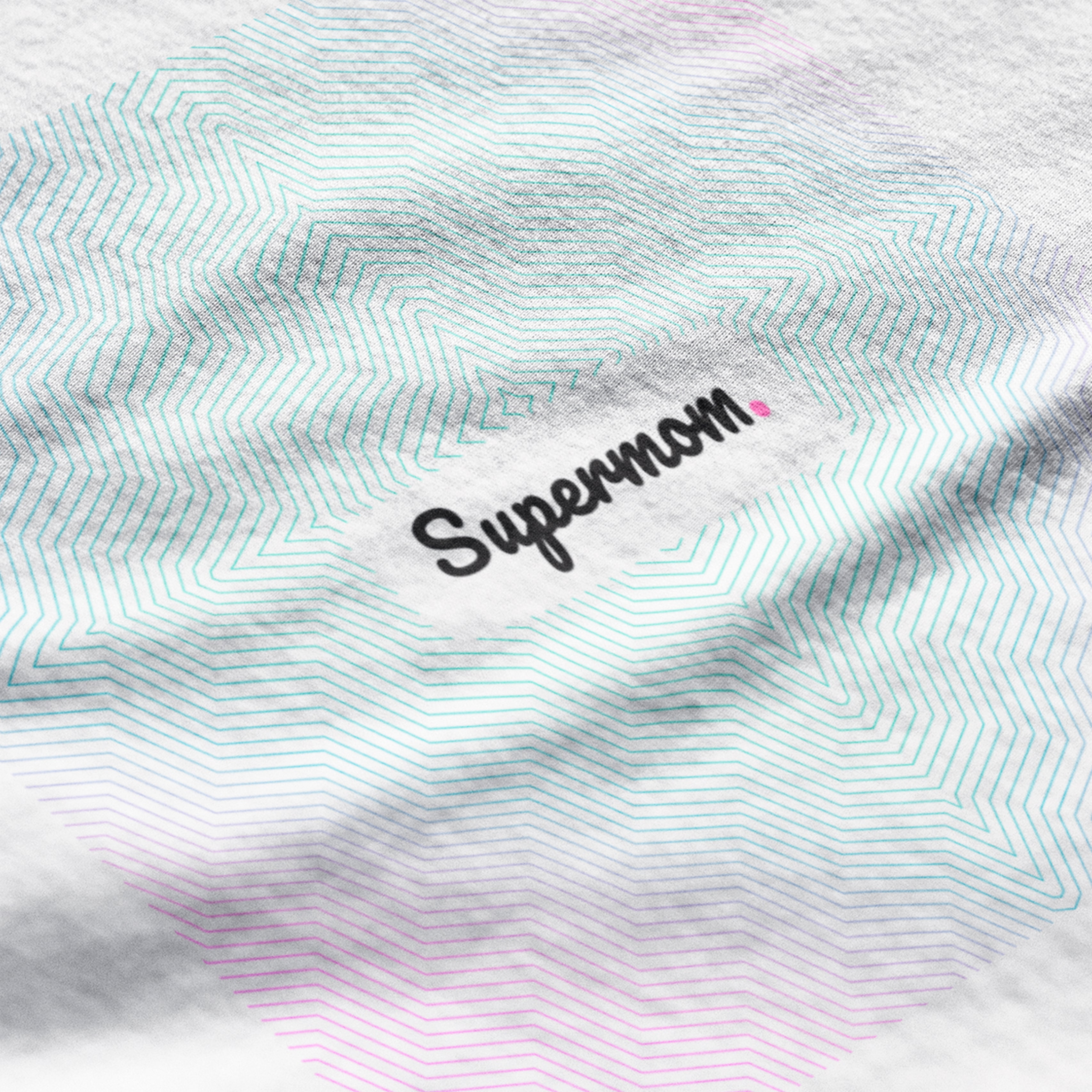 T-Shirts - Women Tee, Neon Art, Push Series - Supermom.